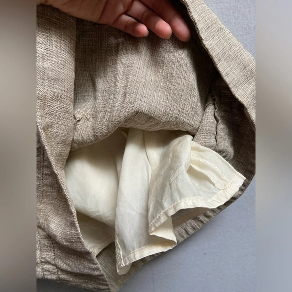 Tara  Jarmon linen sleeveless dress Sz 36 - Picture 6 of 14